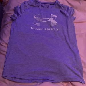 Purple under armor shirt